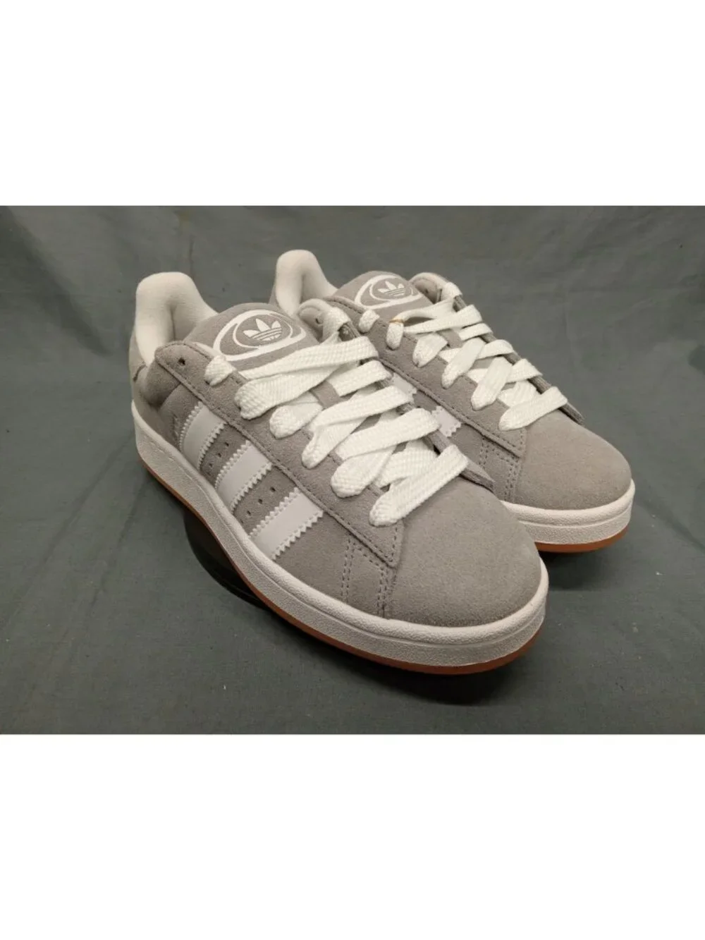 Adidas Campus 00s J (GS) Sneaker HQ6507 Grey White Boys Size 5 NEW NO BOX!